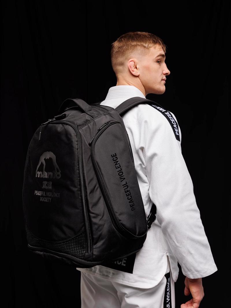 MANTO XL convertible backpack SOCIETY- blackout